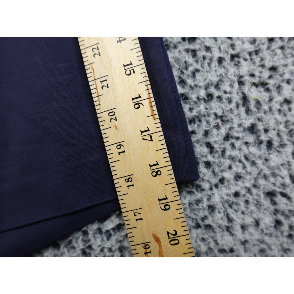 Michael Kors Shorts Womens 12 Navy Blue Tailored Chino Mid Rise SM11 - Picture 8 of 13